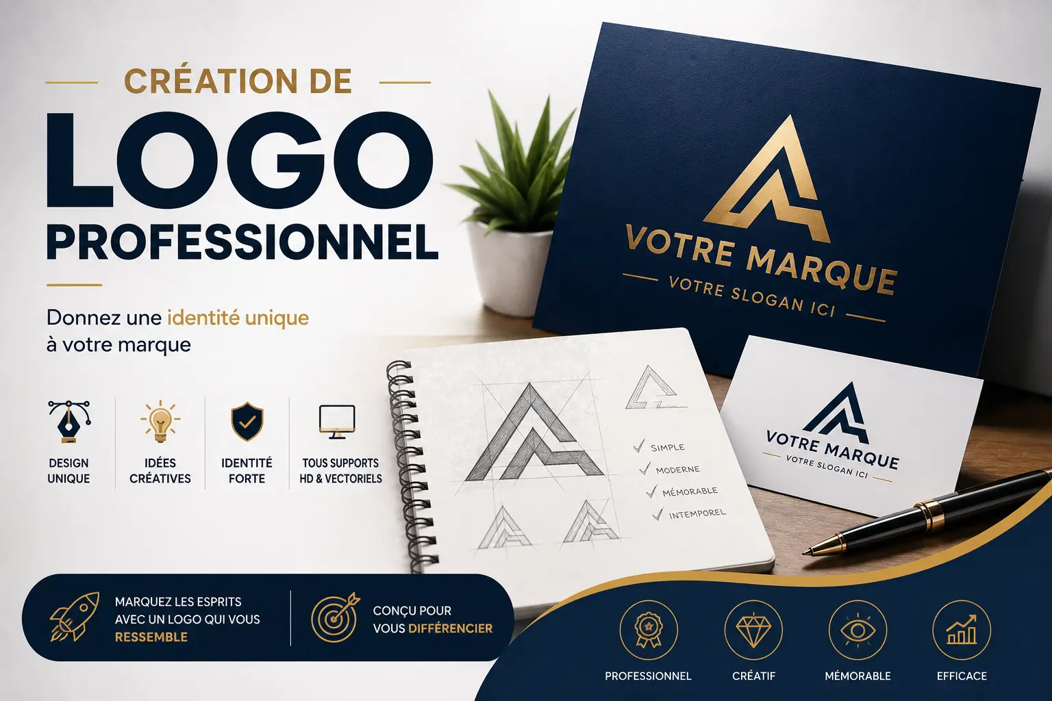 Création de Logo Professionnel au Maroc